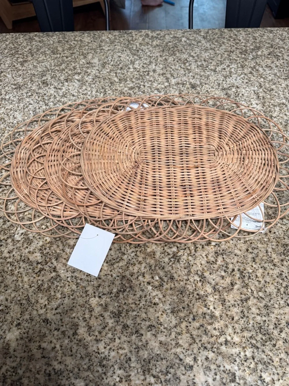 IKEA Natural Woven Oval placemats - set of 3